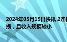 2024年05月15日快讯 2连板精伦电子：公司已连续五年亏损，且收入规模较小