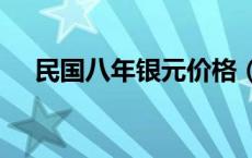 民国八年银元价格（2024年05月16日）