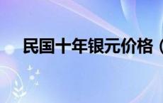 民国十年银元价格（2024年05月20日）