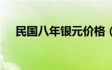 民国八年银元价格（2024年05月21日）