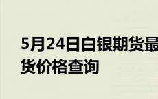 5月24日白银期货最新行情如何 今日白银期货价格查询