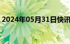 2024年05月31日快讯 恒生指数早盘涨超1%