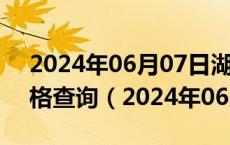 2024年06月07日湖南省长沙市92号汽油价格查询（2024年06月06日）