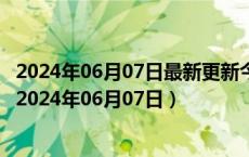 2024年06月07日最新更新今日长春95#油价调整最新消息（2024年06月07日）