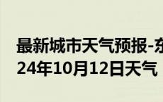 最新城市天气预报-东山天气预报漳州东山2024年10月12日天气