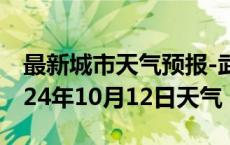 最新城市天气预报-武平天气预报龙岩武平2024年10月12日天气