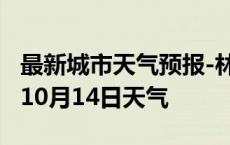 最新城市天气预报-林芝天气预报林芝2024年10月14日天气