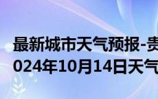 最新城市天气预报-贵德天气预报海南州贵德2024年10月14日天气