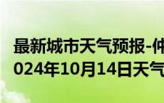 最新城市天气预报-仲巴天气预报日喀则仲巴2024年10月14日天气