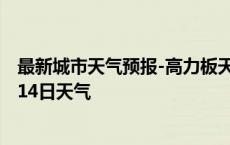 最新城市天气预报-高力板天气预报通辽高力板2024年10月14日天气