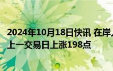 2024年10月18日快讯 在岸人民币兑美元收盘报7.1035，较上一交易日上涨198点