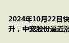 2024年10月22日快讯 宠物经济板块震荡拉升，中宠股份逼近涨停