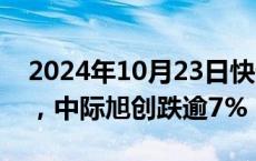 2024年10月23日快讯 Sora概念股深度回调，中际旭创跌逾7%