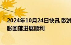 2024年10月24日快讯 欧洲央行首席经济学家Lane表示通胀回落进展顺利